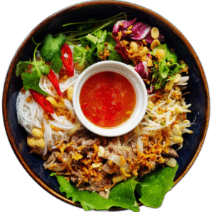 07. Bún bò Nam Bộ - Wokad nötkött med nudlar