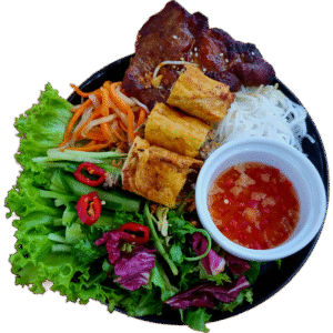 08. Bún thịt nướng -  Grillad fläskkött & nudlar